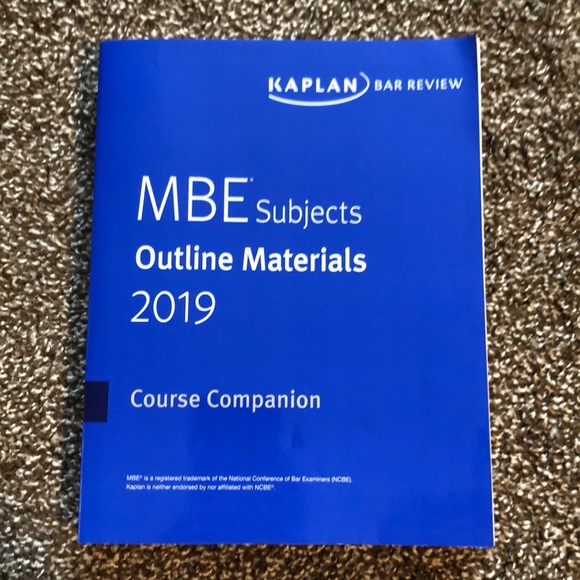 Kaplan MBE Subjects Outline Material - Picture 1 of 5